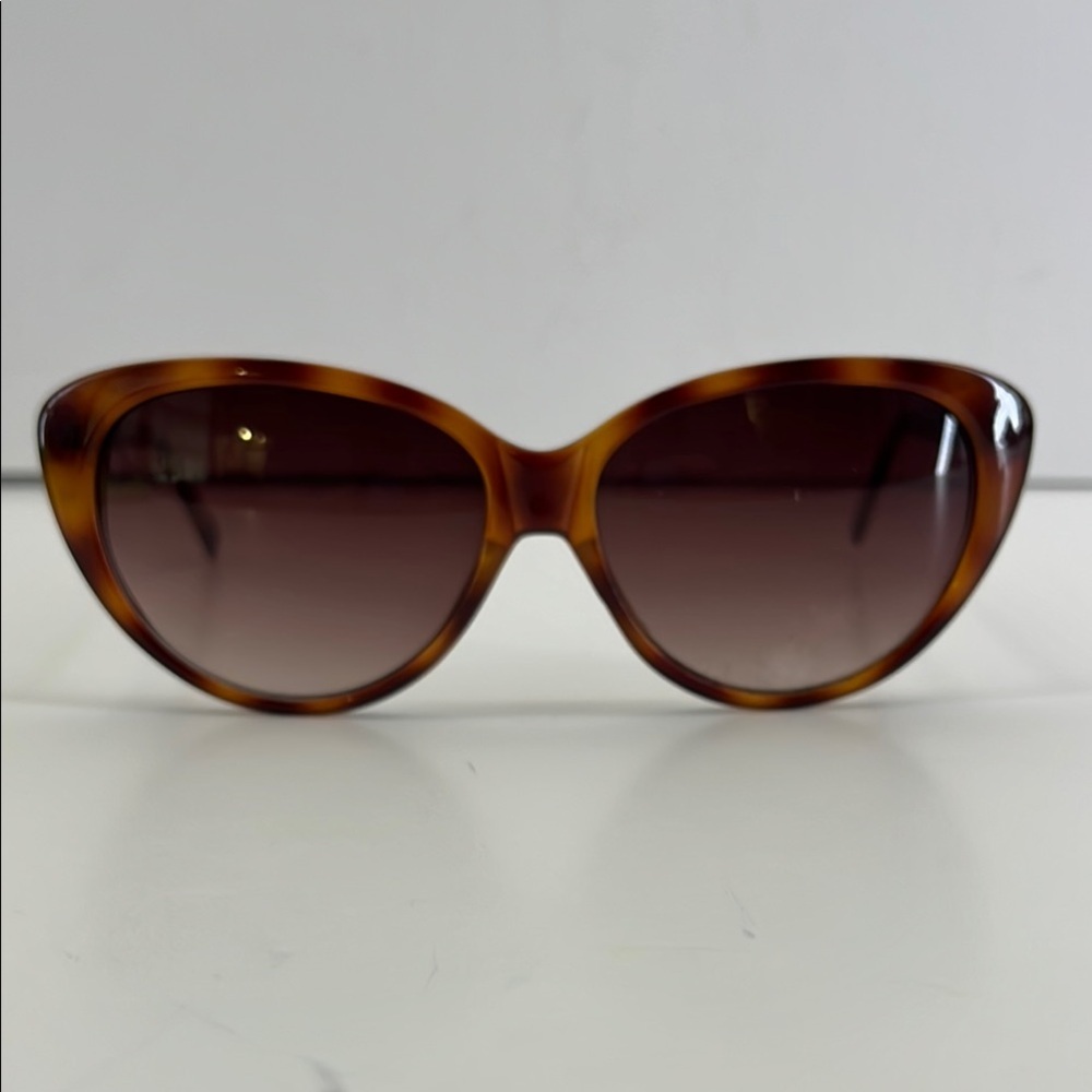 Cole Haan C6059 Cat Eye Shape Brown Tortoise Shell Framed Sunglasses